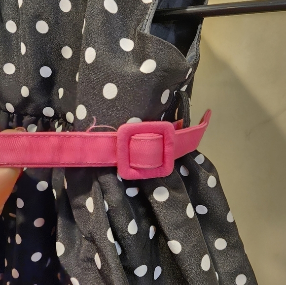 Good Lad Polka Dot Black and white baby's dress size 18M - Picture 2 of 11